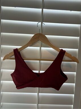 Set Active Airluxe Burgundy Workout Bra